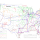 Illustration for article titled Every Bus and Amtrak Route Across the US, Mapped